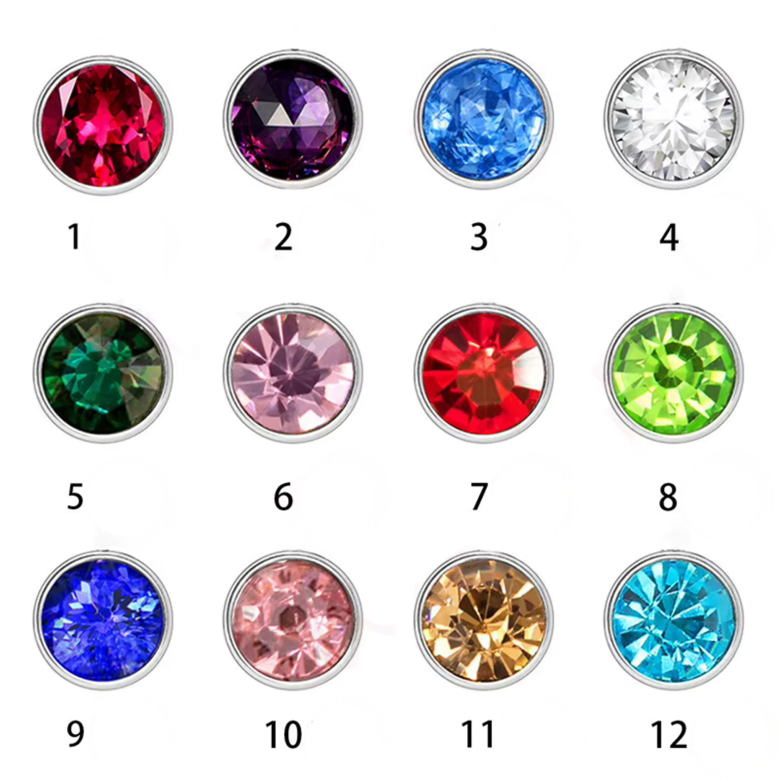 Custom Initial Birthstone Ring