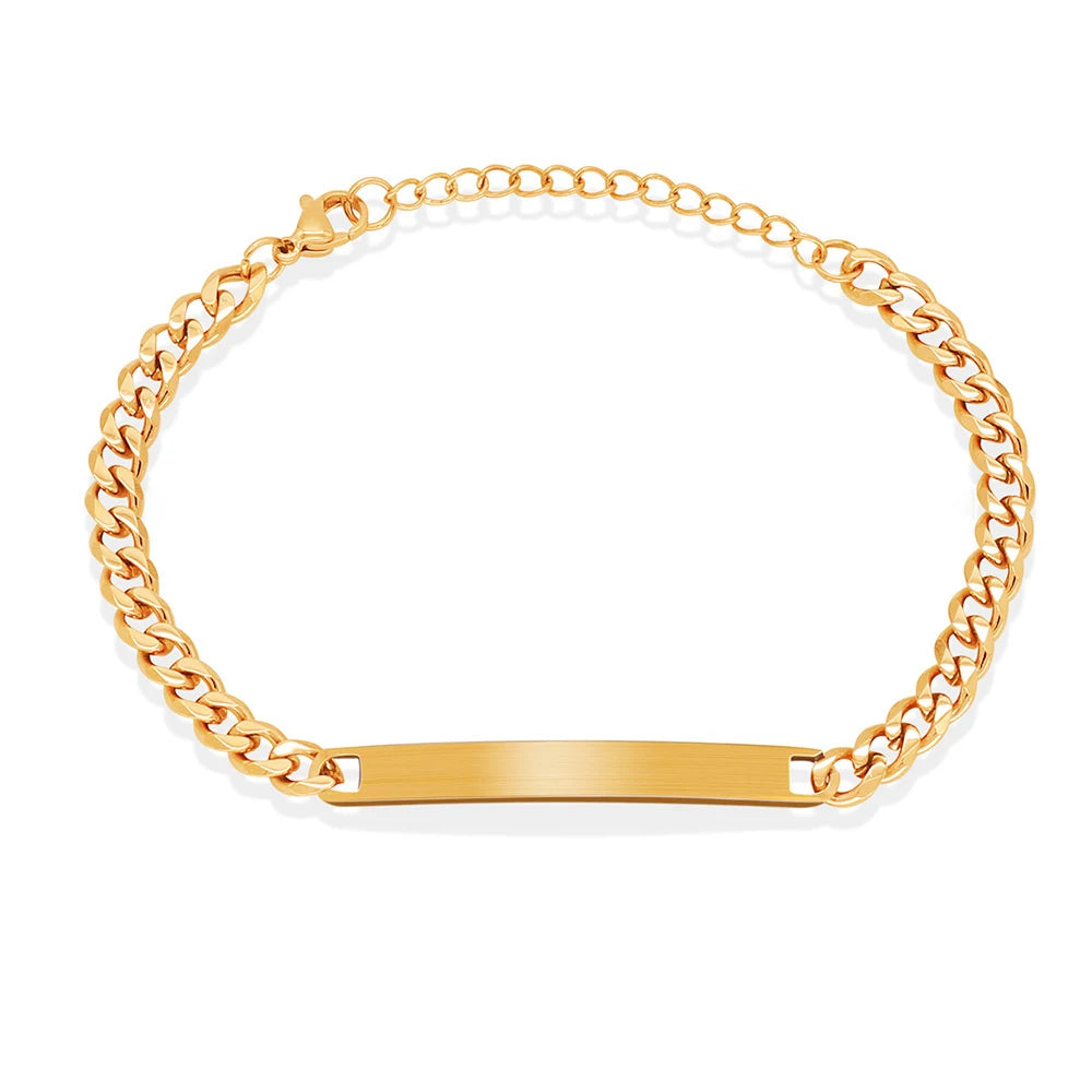 Custom Engraveable Cuban Bracelet