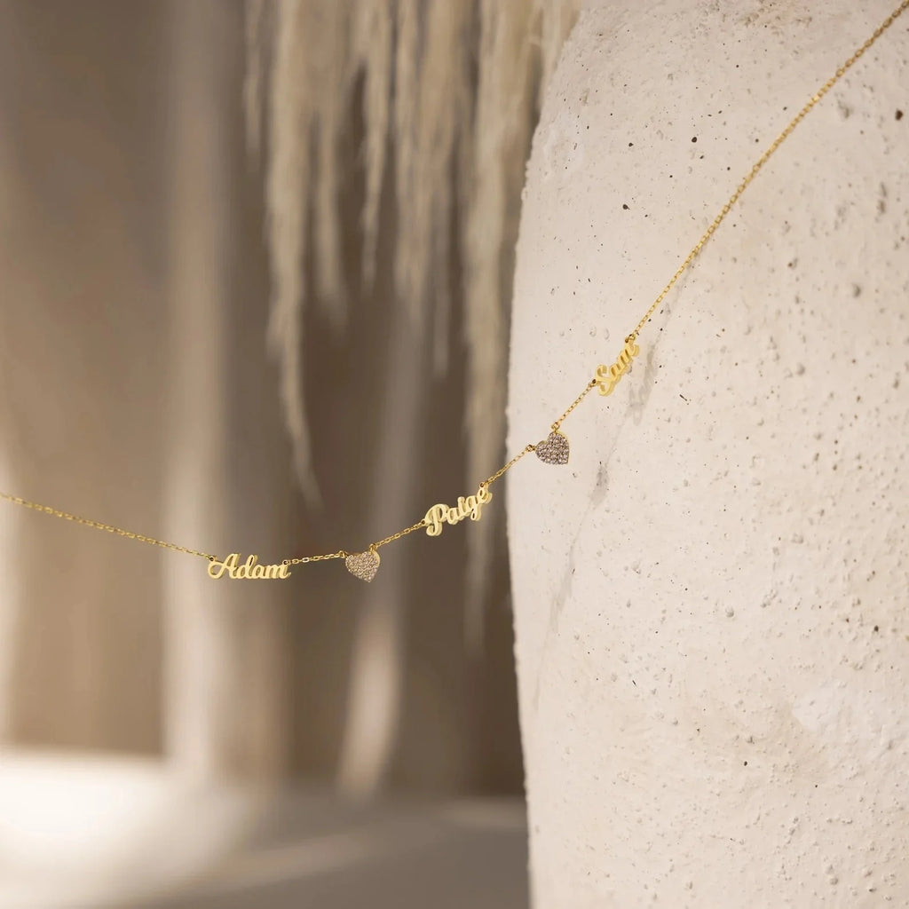 Personalized Heart Name Necklace